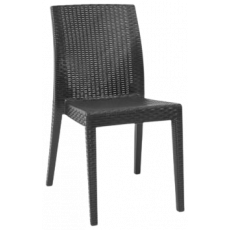SIENA-C καρέκλα κήπου polypropylene ΑΝΘΡΑΚΙ, 41x53x86
