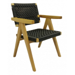 IFIGENIA-MP πολυθρόνα ενιαίου χώρου ξύλινη με σχοινί ΧΡΩΜΑ ΕΠΙΛΟΓΗΣ, 59x50x85