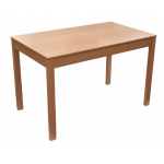 T-207 τραπέζι κουζίνας ξύλινo ΧΡΩΜΑ ΕΠΙΛΟΓΗΣ, 70x120(+35)xH75