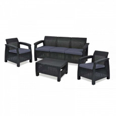 PI-CO-3 σετ κήπου polypropylene ΧΡΩΜΑ ΕΠΙΛΟΓΗΣ, Π75x70x79 / Κ182x70x79 / Τ77x57x42 PI-CO-3 σετ κήπου polypropylene ΧΡΩΜΑ ΕΠΙΛΟΓΗΣ, Π75x70x79 / Κ182x70x79 / Τ77x57x42