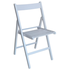 01-BAS καρέκλα πτυσσόμενη ξύλινη WHITE WASH / 43x47xH79 01-BAS καρέκλα πτυσσόμενη ξύλινη WHITE WASH / 43x47xH79