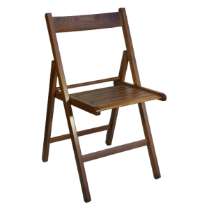 01-BAS καρέκλα πτυσσόμενη ξύλινη ΚΑΡΥΔΙ / 43x47xH79