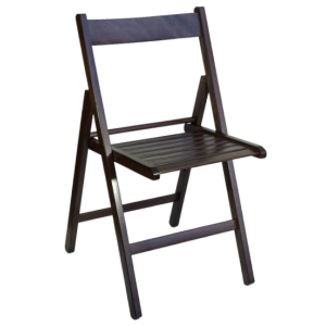 01-BAS καρέκλα πτυσσόμενη ξύλινη χρώμα WENGE / 43x47xH79
