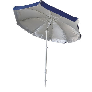 Ε810 ομπρέλα παραλίας μεταλλική ΑΣΗΜΙ-ΧΡΩΜΑ ΕΠΙΛΟΓΗΣ, Φ200