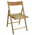 186 καρέκλα πτυσσόμενη ξύλινη ΦΥΣΙΚΟ, 45x50x77