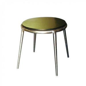 TS-300 σκαμπό χαμηλό μεταλλικό με ταπετσαρία ΧΡΩΜΑ ΕΠΙΛΟΓΗΣ, 42x42xH45