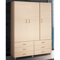 ΝΤΟΥΛΑΠΑ-3000 έπιπλο ντουλάπας 3φυλλης, 135x49x200h cm ΝΤΟΥΛΑΠΑ-3000 έπιπλο ντουλάπας με 3 φυλλα, 135x49x200h cm