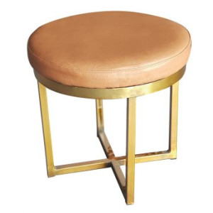 TS-311 σκαμπό χαμηλό μεταλλικό με ταπετσαρία ΧΡΩΜΑ ΕΠΙΛΟΓΗΣ, 39x39xH45