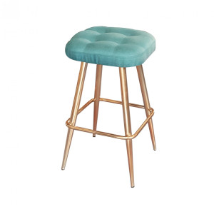 TS-414 σκαμπό ψηλό μεταλλικό με ταπετσαρία ΧΡΩΜΑ ΕΠΙΛΟΓΗΣ, 42x42xΗ73 