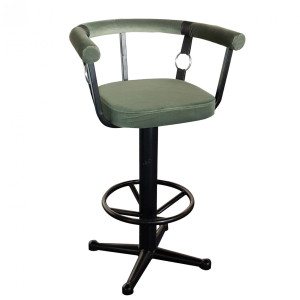 TS-416 σκαμπό ψηλό μεταλλικό με ταπετσαρία ΧΡΩΜΑ ΕΠΙΛΟΓΗΣ, 53x50xH100