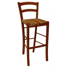 42-AA σκαμπό ψηλό ξύλινο ΚΑΡΥΔΙ με ΨΑΘΑ, 41x44x102/H73 42-AA σκαμπό ψηλό ξύλινο ΚΑΡΥΔΙ με ΨΑΘΑ, 41x44x102/H73