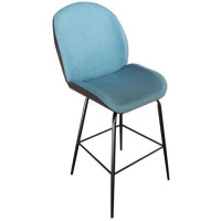 TS-549 σκαμπό ψηλό μεταλλικό με ταπετσαρία ΧΡΩΜΑ ΕΠΙΛΟΓΗΣ, 53x67xH112