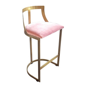 TS-580 σκαμπό ψηλό μεταλλικό με ταπετσαρία ΧΡΩΜΑ ΕΠΙΛΟΓΗΣ, 48x42xH99