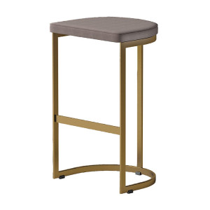 TS-581 σκαμπό ψηλό μεταλλικό με ταπετσαρία ΧΡΩΜΑ ΕΠΙΛΟΓΗΣ, 48x42xH75