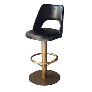 TS-585 σκαμπό ψηλό μεταλλικό με ταπετσαρία ΧΡΩΜΑ ΕΠΙΛΟΓΗΣ, 60x50xH115