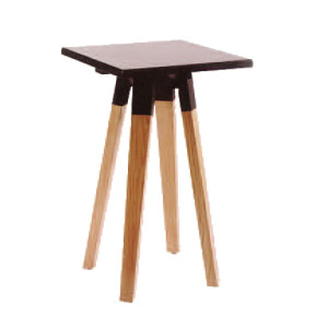 Τ853 τραπέζι μπάρ ξύλινο 60x60xh110