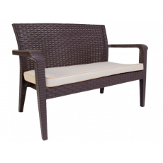 ALASKA-Κ καναπές κήπου polypropylene ΚΑΦΕ, 125x62x81 ALASKA-Κ καναπές κήπου polypropylene ΚΑΦΕ, 125x62x81