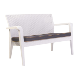 ALASKA-Κ καναπές κήπου polypropylene ΛΕΥΚΟ, 125x62x81