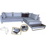 SANDRA καναπές οικιακού χώρο, 280x250x95cm