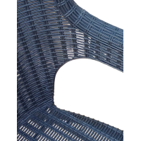 ANGELOS πολυθρόνα κήπου polypropylene ΑΝΘΡΑΚΙ / 71x49xH93