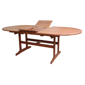 AWARD τραπέζι κήπου ξύλινο εμποτισμού ΚΕΡΑΣΙ, 107x175(+45)