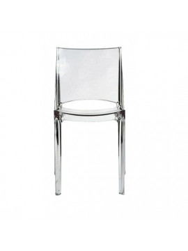 B-SIDE καρέκλα polycarbonate διαφ. ΑΝΘΡΑΚΙ, 48x50x82h  48X50X82 cm