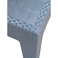 BABEL-T τραπεζάκι κήπου polypropylene ΑΝΘΡΑΚΙ / 50x45xH52