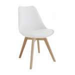 BERG-PP-W καρέκλα polypropylene ΛΕΥΚΗ, 52x49x82