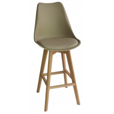 BERG-STOOL σκαμπό ψηλό ξύλο pp ΜΟΚΑ, 49x54xH106/67 BERG-STOOL σκαμπό ψηλό ξύλο pp ΜΟΚΑ, 49x54xH106/67