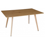 BERT-T τραπέζι ενιαίου χώρου ξύλινo ΦΥΣΙΚΟ, 90x140xH75