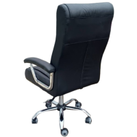 BLANCO πολυθρόνα γραφείου διευθυντού δερματίνη ΜΑΥΡΗ / 62x78xH115-125