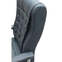 BLANCO πολυθρόνα γραφείου διευθυντού δερματίνη ΜΑΥΡΗ / 62x78xH115-125