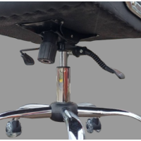 BLANCO πολυθρόνα γραφείου διευθυντού δερματίνη ΜΑΥΡΗ / 62x78xH115-125