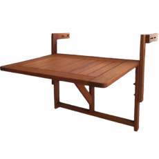 BALCONY τραπεζάκι κρεμαστό ξύλο meranti ΜΕΛΙ, 60x45xH55 BALCONY τραπεζάκι κρεμαστό ξύλο meranti ΜΕΛΙ, 60x45xH55