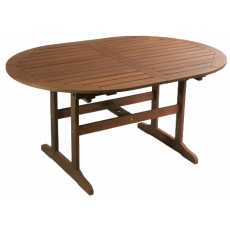 DYNAMIC τραπέζι κήπου ξύλινο 109x157(+45)