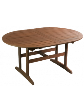 DYNAMIC τραπέζι κήπου ξύλινο 109x157(+45)