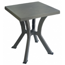 ELITE τραπέζι κήπου πλαστικό ΜΟΚΑ, 60x60xH73