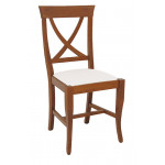 GROCE καρέκλα με σκελετός ξύλινο σε ΧΡΩΜΑ & ΚΑΘΙΣΜΑ ΕΠΙΛΟΓΗΣ, 43x46x93