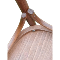 HARPER-CH καρέκλα εσωτερικού χώρου ξύλινη χρώμα ΚΑΡΥΔΙ / 40x43xH82 