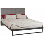 ΗΛΕΚΤΡΑ κρεβάτι μεταλλικό-ντυμένο 160x200