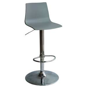 IMOLA σκαμπό ρυθμιζόμενo pc ΜΑΤ ΓΚΡΙ, 36x38xΗ82/104