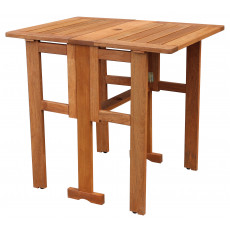 ISABELLA τραπέζι κήπου ξύλινο ΜΕΛΙ, 60x80xH73