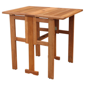 ISABELLA τραπέζι κήπου ξύλινο ΜΕΛΙ, 60x80xH73