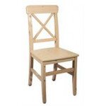 LARISSA καρέκλα με σκελετός ξύλινο σε ΧΡΩΜΑ ΕΠΙΛΟΓΗΣ, 42x46x92