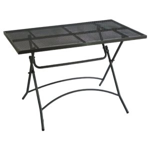KARMA-FT τραπέζι κήπου μεταλλικό ΑΝΘΡΑΚΙ, 70x110xH75 