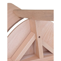 KELLY καρέκλα ξύλινη τραπεζαρίας χρώμα ΦΥΣΙΚΟ / 44x55xΗ87