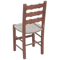 ΚΥΜΑ-ΣΧΟΙΝΙ καρέκλα καφενείου ξύλινη χρώμα ΕΜΠΟΤΙΣΜΟΥ ΚΑΡΥΔΙ / 38x42xH87