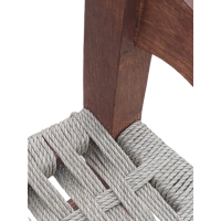 ΚΥΜΑ-ΣΧΟΙΝΙ καρέκλα καφενείου ξύλινη χρώμα ΕΜΠΟΤΙΣΜΟΥ ΚΑΡΥΔΙ / 38x42xH87