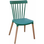 LOOK-PP καρέκλα polypropylene ΠΡΑΣΙΝΟ, 43x53x83