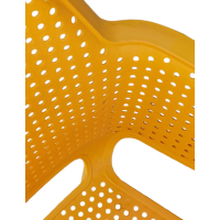 LUKA πολυθρόνα polypropylene ΚΙΤΡΙΝΗ / 62x60xH86